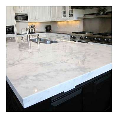 Types Italian white marble italian Bianco Carrara white Kitchen  countertop